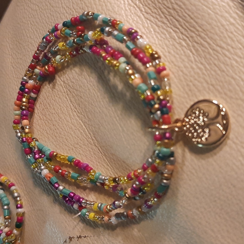 Gypsy Sun Hand Crafted Rainbow child tree lover Bracelet - Picture 3 of 9